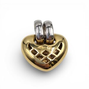 Pendentif Cœur or jaune et diamants - Déclaration d'Amour – Image 2