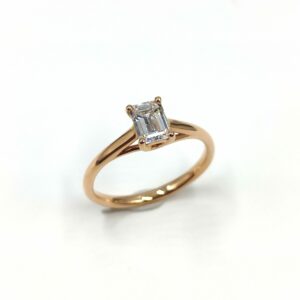 Bague Or Rose Vicky - Création Mohedano - Diamant 0.65ct – Image 3