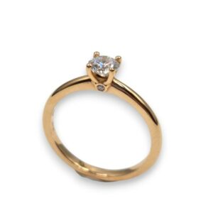 Solitaire "Laure" Diamant 0,40 ct DSI1 - Création Mohedano – Image 3