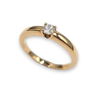 Bague de Fiançailles "50 élues" Diamants 0,20 ct or rose – Image 4