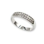 Alliance "50 élues" Deux rangées de diamants