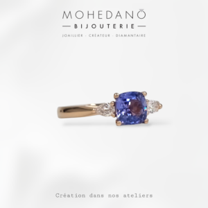 Création Mohedano - Trilogy saphir et diamants – Image 3