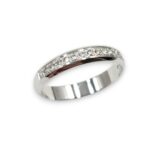 Alliance "50 élues" Or blanc et 17 diamants